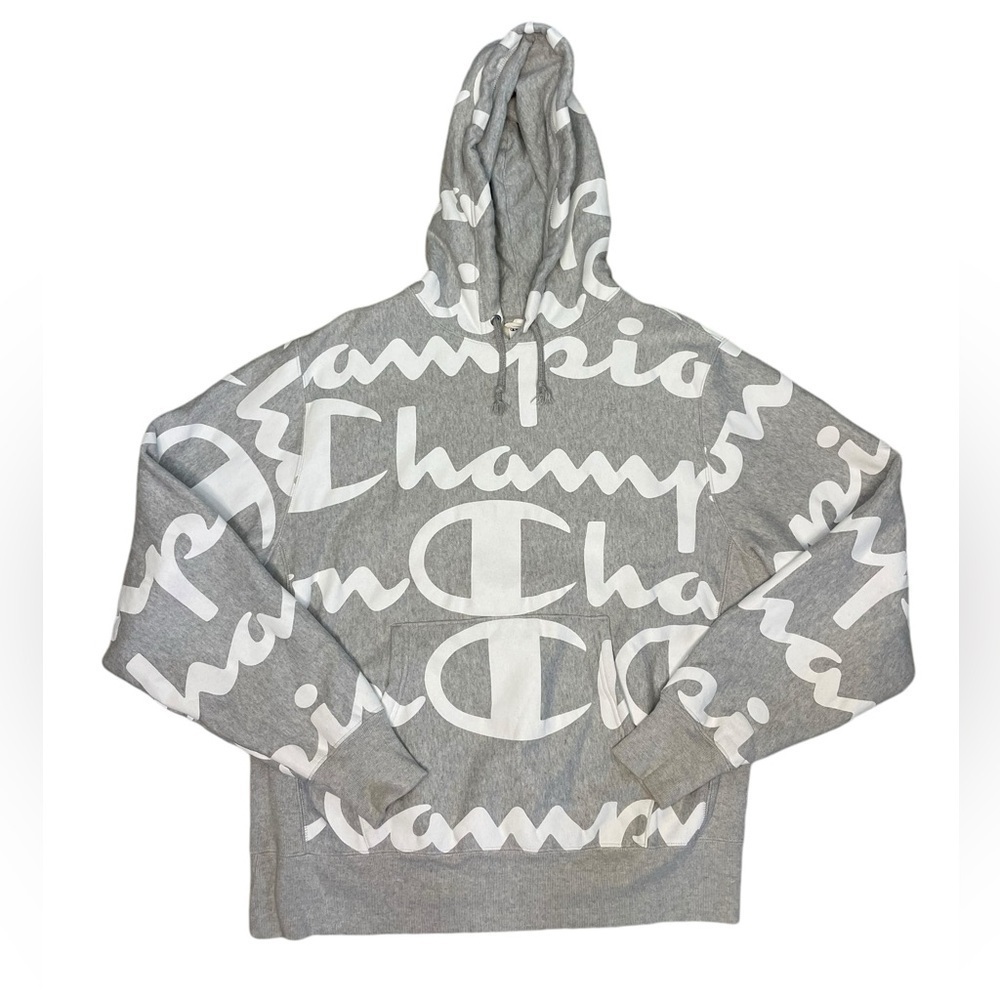 Champion Mens Reverse Wear Hoodie Size Large